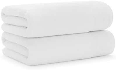 Aston Arden Anatolia Turkish Bath Towels - Pack of 2 30x60 Cotton White