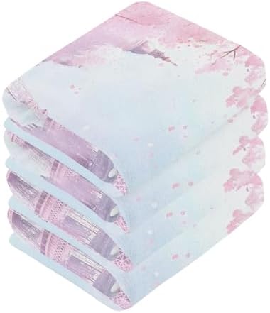 Eiffel Tower Washcloth Set - Fast Drying