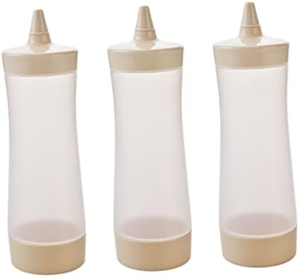 3-Piece Squeeze Condiment Bottles