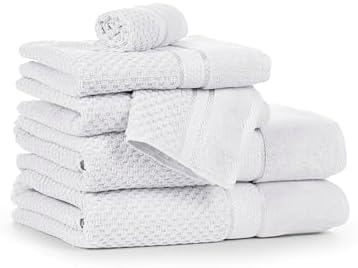 Ample Decor 6 Piece Towel Set - 100 Cotton Quick Dry