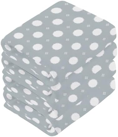 Luxury Polka Dot Washcloth Set