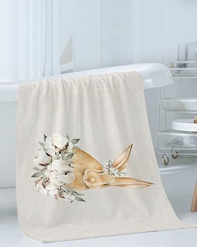 Easter Bunny 3-Piece Bath Towels Set for Home Travel Use
