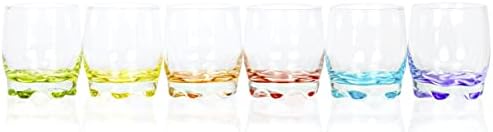 Red Co Vibrant Splash Water Glasses