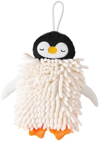Absorbent Microfiber Cartoon Hand Towel for Home Use