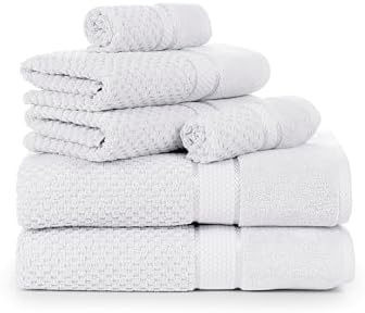 Ample Decor 6 Piece Towel Set - 100 Cotton Quick Dry