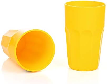 Mintra Home Drank Cup 4PK Yellow 15oz