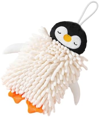 Absorbent Microfiber Cartoon Hand Towel for Home Use