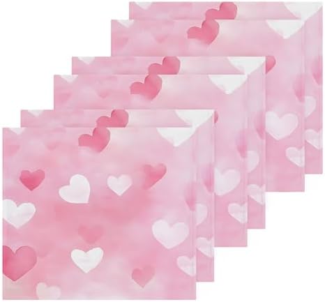 Xigua White Heart Washcloth Set