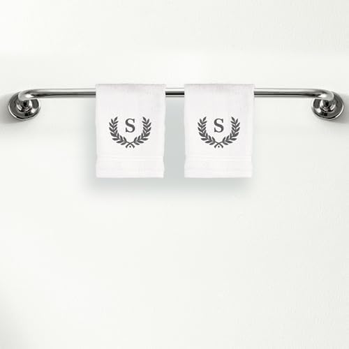 Personalized Custom Monogrammed Washcloths Set 2 Piece