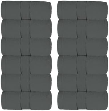 COZY TRENDS Washcloths Pack of 12 - 100 Cotton