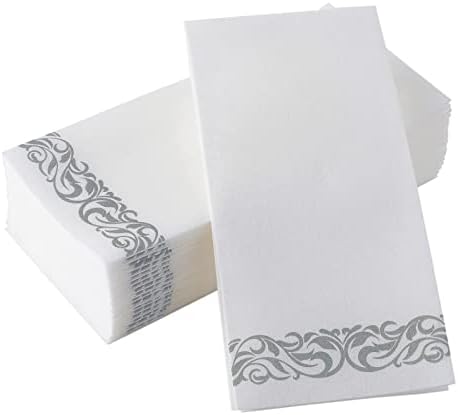 LLYLIKE Disposable Hand Towel with Gold Pattern