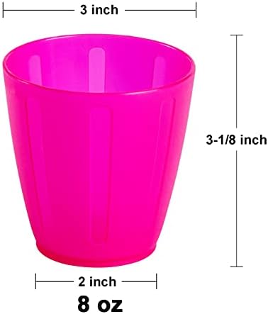 Fun Multicolor Plastic Cups for Kids