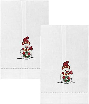 Casty Snowman Hand Towels