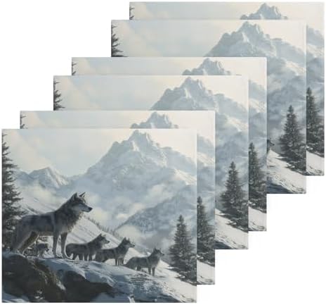 High-Quality Wolf Washcloths