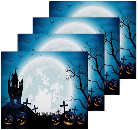 Halloween pumpkin washcloths