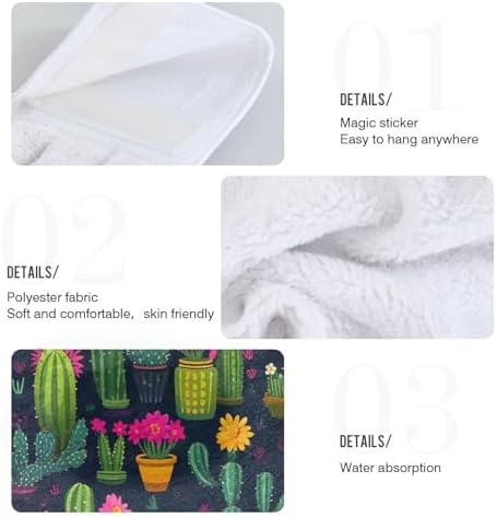 Perfect for Kids 182x14 Green Hanging Hand Towels