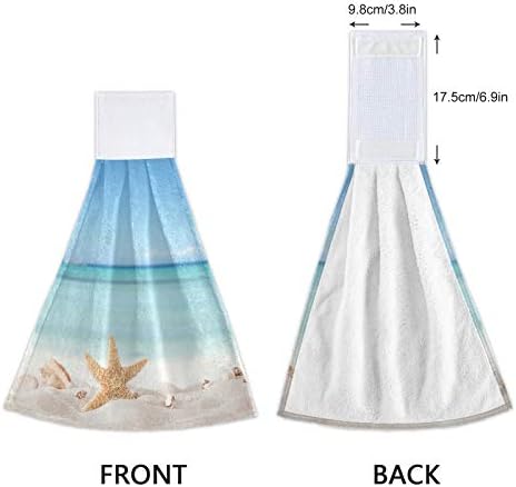 Weightless Cushy and Stylish Summer Starfish Seashell Hand Towels