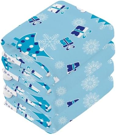 Xigua Christmas Tree Washcloth Set