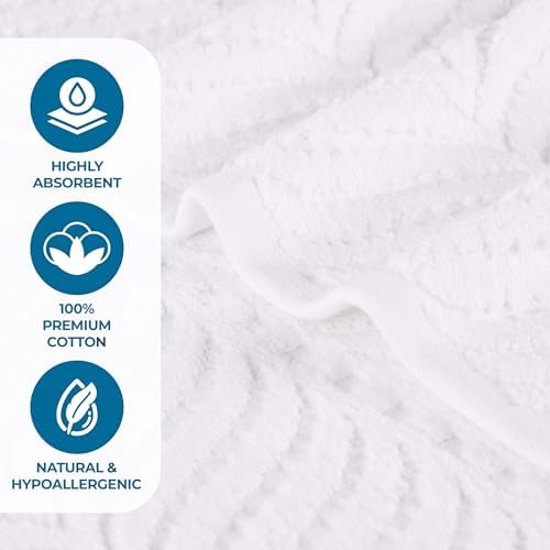 Premium Cotton Chevron Towels Set