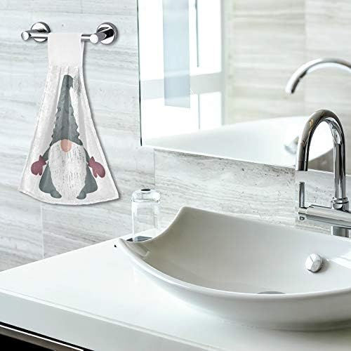 Winter Gnomes Hand Towel with Loop 2 Pack
