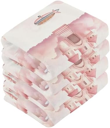 Xigua Watercolor Castle Washcloth Set
