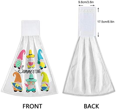 Beach Gnome Kitchen Hanging Hand Towels 100 Poly Fast Dry 2 PC BPls