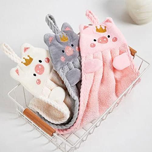 Ewanda Store 3-Pack Cartoon Hand Towels for Kids