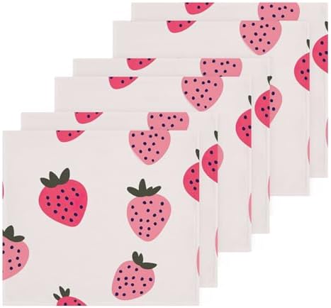 Cute Strawberry Washcloth Set for Fast-Drying Multi-Purpose Towels