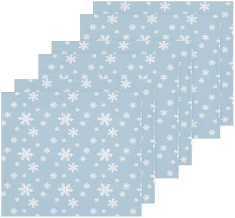 Xigua Christmas Snowflake Washcloth Set