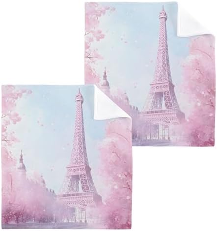 Eiffel Tower Washcloth Set - Fast Drying