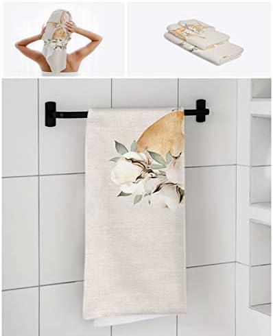 Easter Bunny 3-Piece Bath Towels Set for Home Travel Use