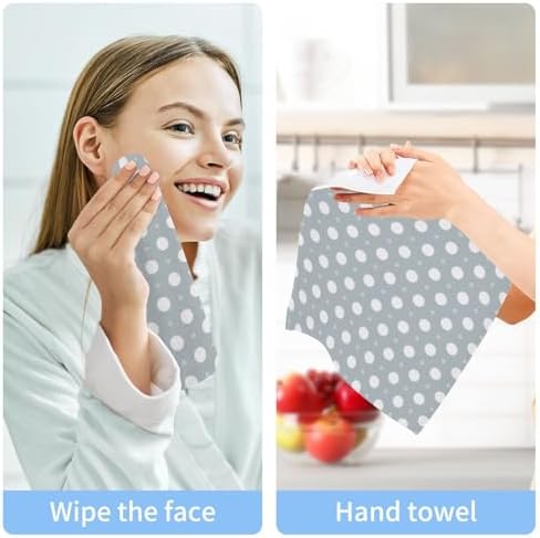 Luxury Polka Dot Washcloth Set