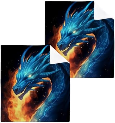 High-Quality Dragon Washcloths 2-Pack