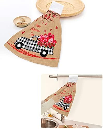 Amusing Red Love Hand Tie Towel Set