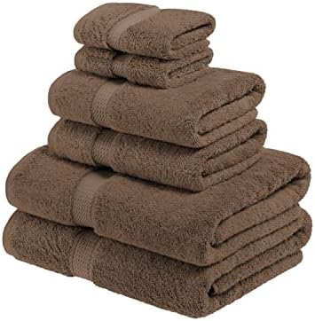 Superior Egyptian Cotton Pile 6-Piece Bath Towel Set