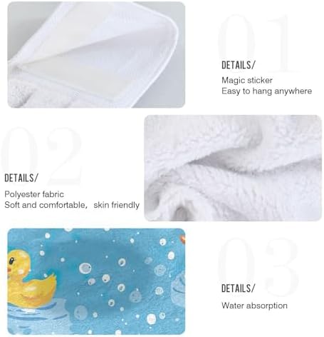 Bath Towels for Kids Quick-Dry Fleece Twin Pack