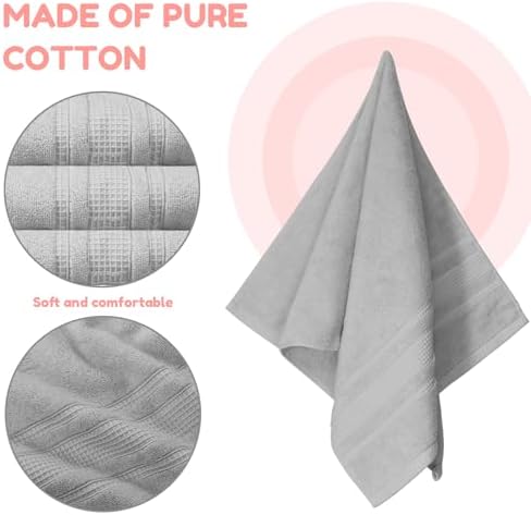 ZLHETWT Soft Absorbent Washcloth for Face and Body