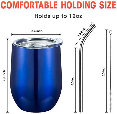 Stainless Steel Wine Tumbler 12 oz