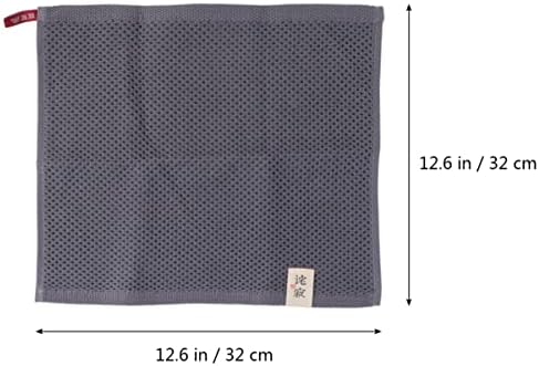 Alipis Waffle Weave Washcloth Set 32x32cm Cotton Face Towel Ultra Soft