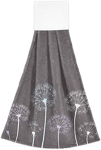 Kcldeci Hanging Kitchen Hand Towels - Dandelion Design 2 Pieces