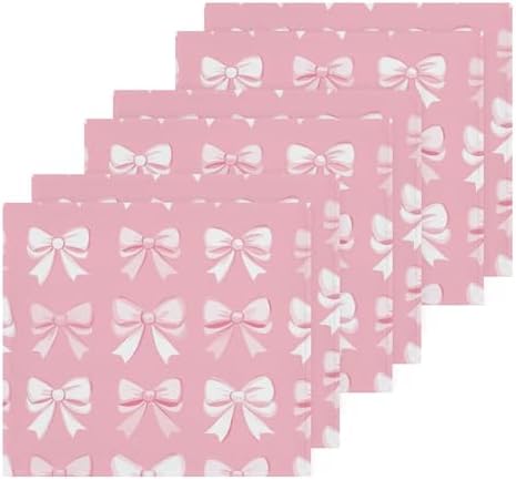Xigua Bow Pattern Washcloth Set