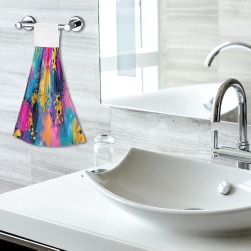 RPLife 2-Piece Graffiti Print Hand Towels