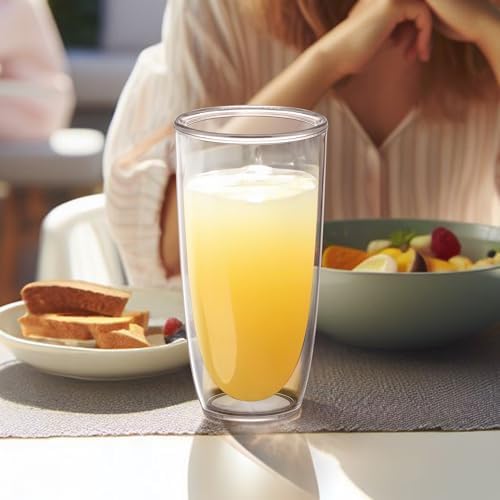 4-Piece Double-Insulated Tumblers Eco-Friendly Shatter-Proof