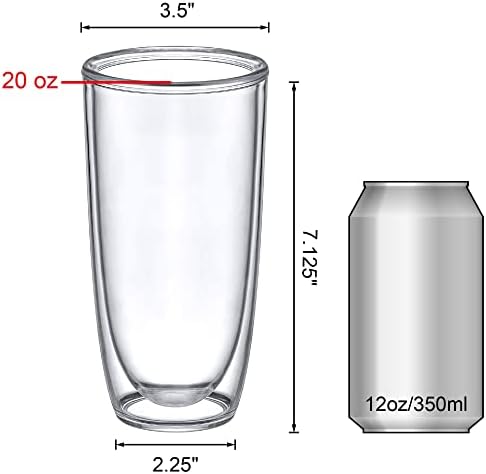 4-Piece Double-Insulated Tumblers Eco-Friendly Shatter-Proof