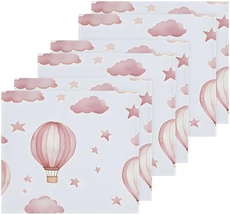 Stunning Watercolor Balloon Washcloth Set