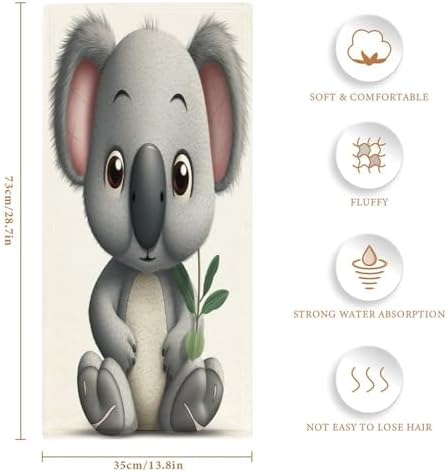 Perfect Cartoon Koala Washcloths for Sensitive Skin