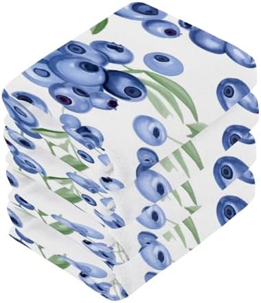 YETTASBIN Blueberry Washcloths 2 Pack