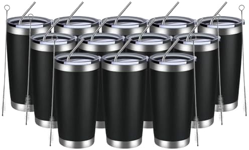Perfect Gift for Travelers Double Wall Vacuum Insulated 20oz Tumbler Set