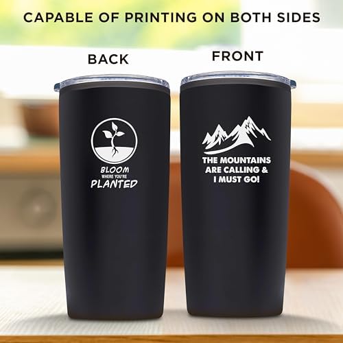 Custom Plastic Tumblers with Lid Insulated Set of 6