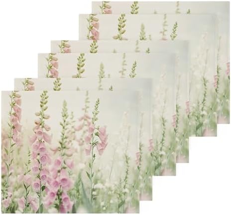 Xigua Wildflowers Washcloth Set - Fast Drying Cotton Towels for All Uses